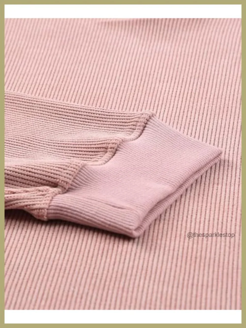 Oversized Corduroy Crewneck Sweatshirt Women Pullover Drop Shoulder Casual